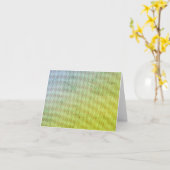 Vouwbare wenskaart kaart (Gele Bloem)