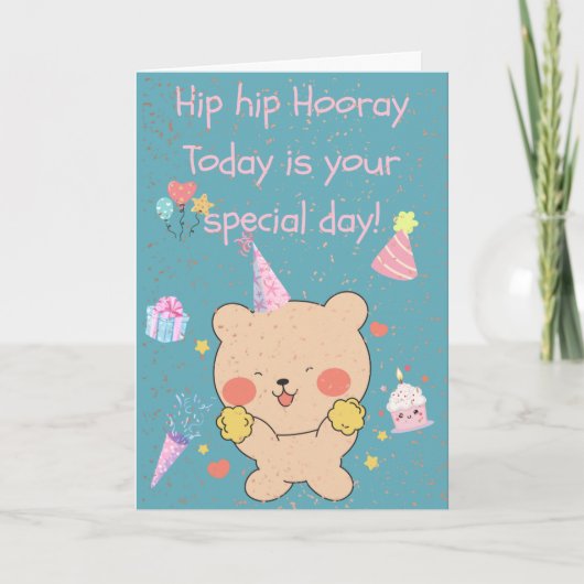 Vouwbare wenskaart kaart (Voorkant)