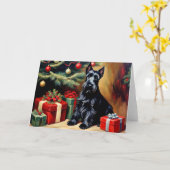 Vouwbare wenskaart kaart (Gele Bloem)