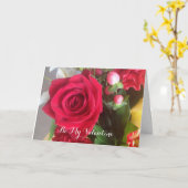 Vouwbare wenskaart kaart (Gele Bloem)