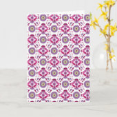 Vouwbare wenskaart kaart (Gele Bloem)