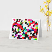 Vouwbare wenskaart kaart (Gele Bloem)