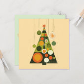 Vouwbare wenskaart kaart (Voorkant / Achterkant in situ)