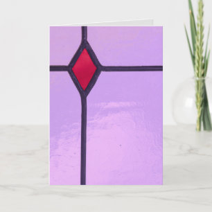 Vouwde 5"X7" condoleancekaart christelijk kruis Jo Bedankkaart