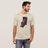 vouwfilmcamera Briefkaart T-shirt (Voorkant volledig)