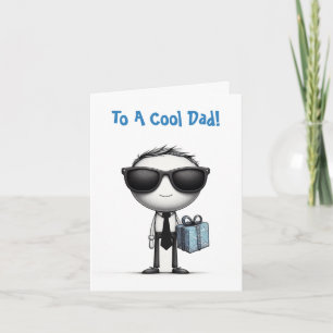 Vouwgroetkaart-Vaderdag-Cool Papa Kaart