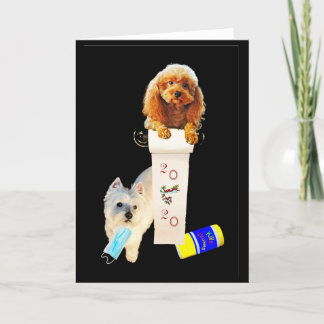 Vouwkaart met een afbeelding die de geneugten van kaart