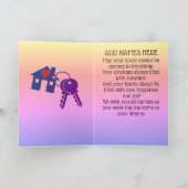 Vouwkaart met kerstwens kaart (Binnen)