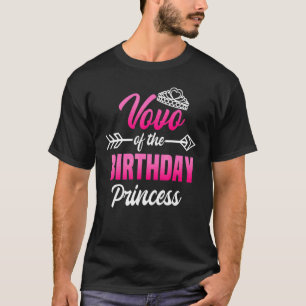 Vovo van de Birthday Princess Party Bday Celebrati T-shirt