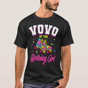 Vovo van de Schaatsen van de Birthday Girl Roller T-shirt
