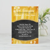 Vow Renewal 50th Wedding Jubileum Uitnodiging (Staand voorkant)