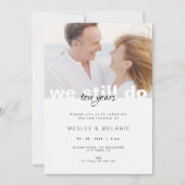 Vow Renewal Invitation - We Still Do with Photo (Devant)