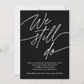 Vow Renewal Invitations Script simple (Devant)