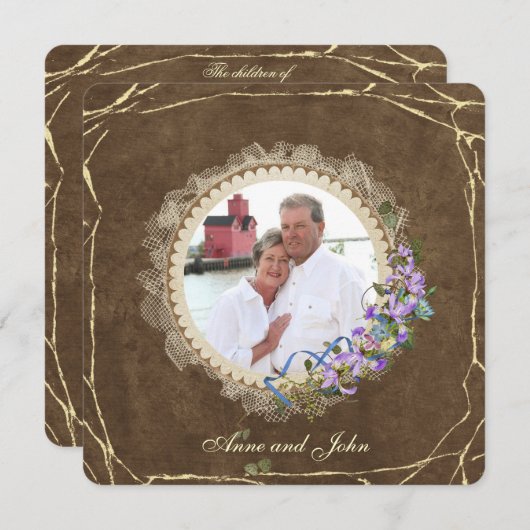 Vow Renewal  Lijst Kaart (Voorkant / Achterkant)