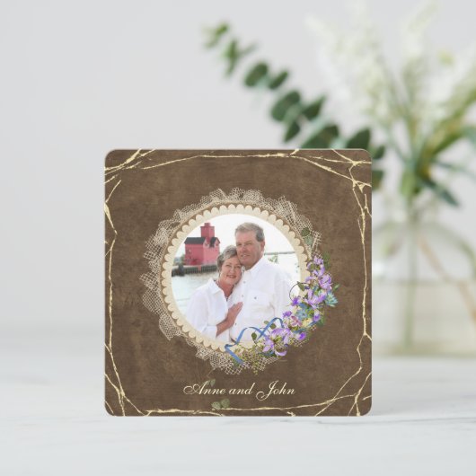 Vow Renewal  Lijst Kaart (Staand voorkant)