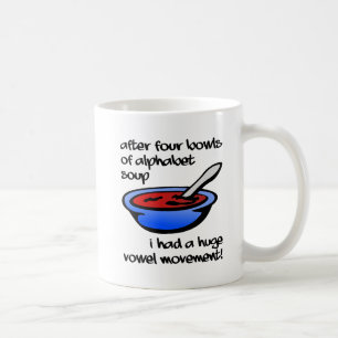 Vowel Mouvement drôle Mug