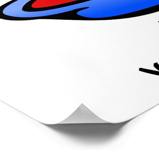 Vowel Mouvement Funny Poster (Coin)