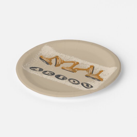 Vowels AEIOU Engelse taal Papieren Bordje (Gekanteld)