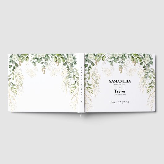 Vows d'or : Un livre d'hôtes Mariage botanique (Complet)