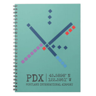 VOX-luchthaventapijt PORTLAND Notitieboek
