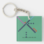 VOX-luchthaventapijt Sleutelhanger (voorkant)