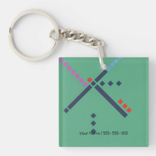 VOX-luchthaventapijt Sleutelhanger