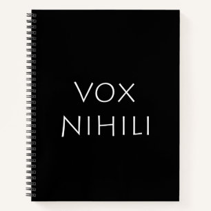 Vox nihili notitieboek
