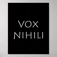 Vox nihili
