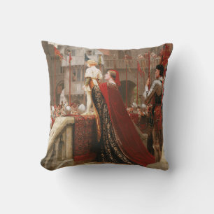 Vox Populi, c. 1904 door Edmund Blair Leighton Kussen