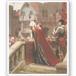 Vox Populi, c. 1904 door Edmund Blair Leighton Sticker