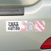 voxsticker bumpersticker (Op auto)