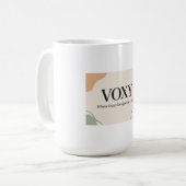 Voxy koffiemok (Voorkant links)