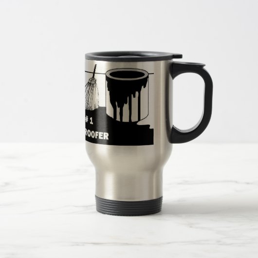 Voyage #1 Mug de café sur le toit (Droit)