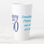 Voyage à 50 Latte Café Mug (Devant)