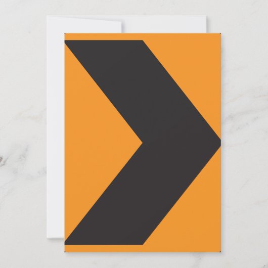 Voyage à droite - Invitations (Devant)