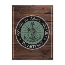 Voyage Aboard van het Briefkaart Artemis