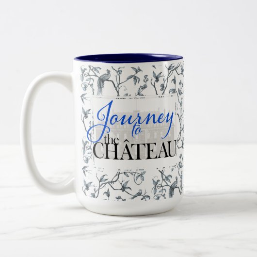 Voyage au Château Peacock Toile Motif Mug (Gauche)