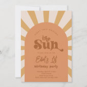 Voyage Autour De L'Invitation Soleil | Invitation (Devant)