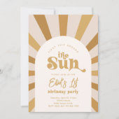 Voyage Autour De L'Invitation Soleil | Invitation  (Devant)