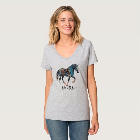 Voyage avec T-shirt d'amour (Devant entier)