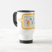 Voyage Bâtir des salles de classe de réflexion Mug (Devant gauche)