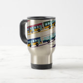 Voyage Bus de Metro Travel Mug (Devant gauche)