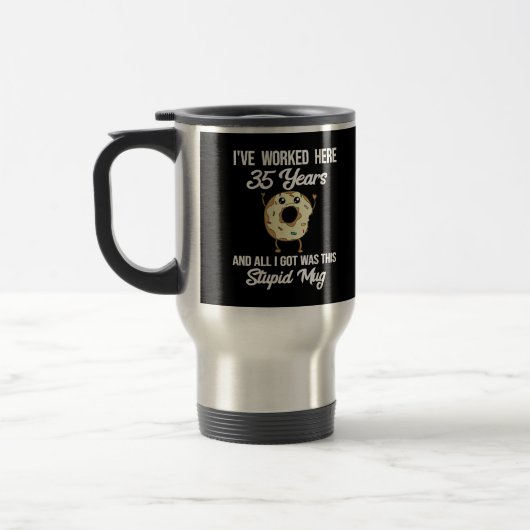 Voyage Cadeau de Mug pour 35 ans d'anniversaire de travai (Gauche)