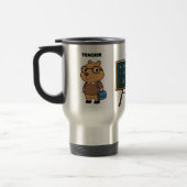 Voyage Capybara professeur de retour à l'école Mug (Gauche)