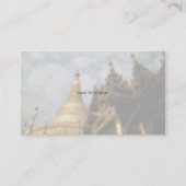 Voyage - Carte de visite de la pagode d'or (Dos)