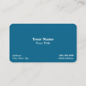 Voyage / Carte de visite de vacances (Dos)