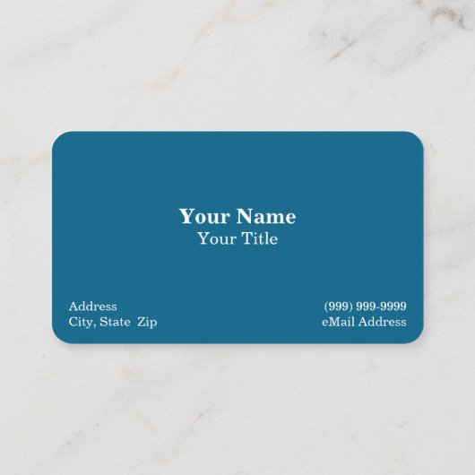 Voyage / Carte de visite de vacances (Dos)