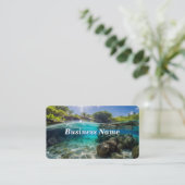 Voyage / Carte de visite de vacances (Debout devant)