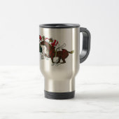 Voyage Chevaux de course Travel Mug (Devant droit)