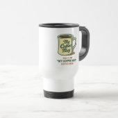 Voyage Conception de l'Humour de la Mug de café rétro (Devant droit)